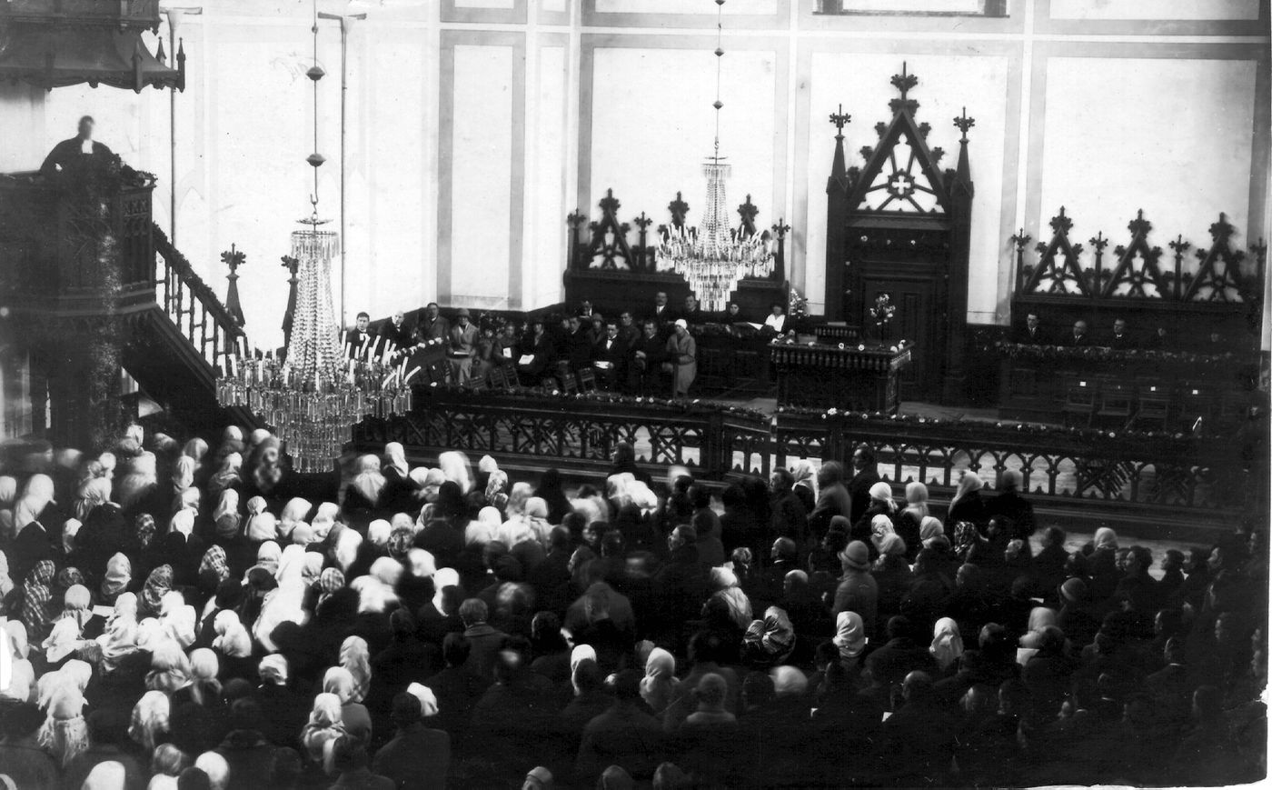 Petras Ločeris, Pamaldos Biržų evangelikų reformatų bažnyčioje