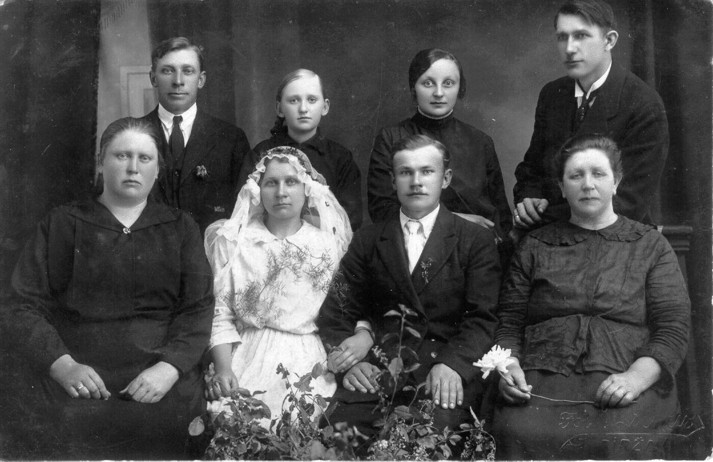 Petras Ločeris, Antaninos Ločerytės-Melnikovienės-Vanagienės vestuvės