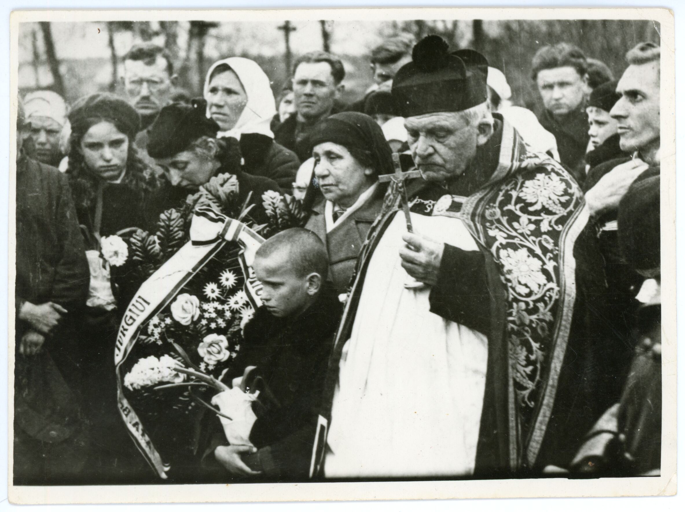 Alfonsas Būtautas, Šilo Pavėžupio ūkvedžio Jurgio Pluščiausko laidotuvės