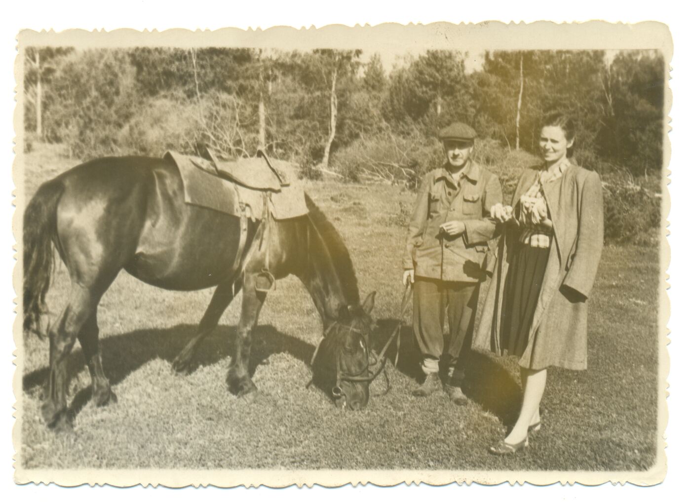 Nežinomas fotografas, Ramutė Skučaitė ir Henrikas Urbonavičius tremtyje. Irkutsko sr.
