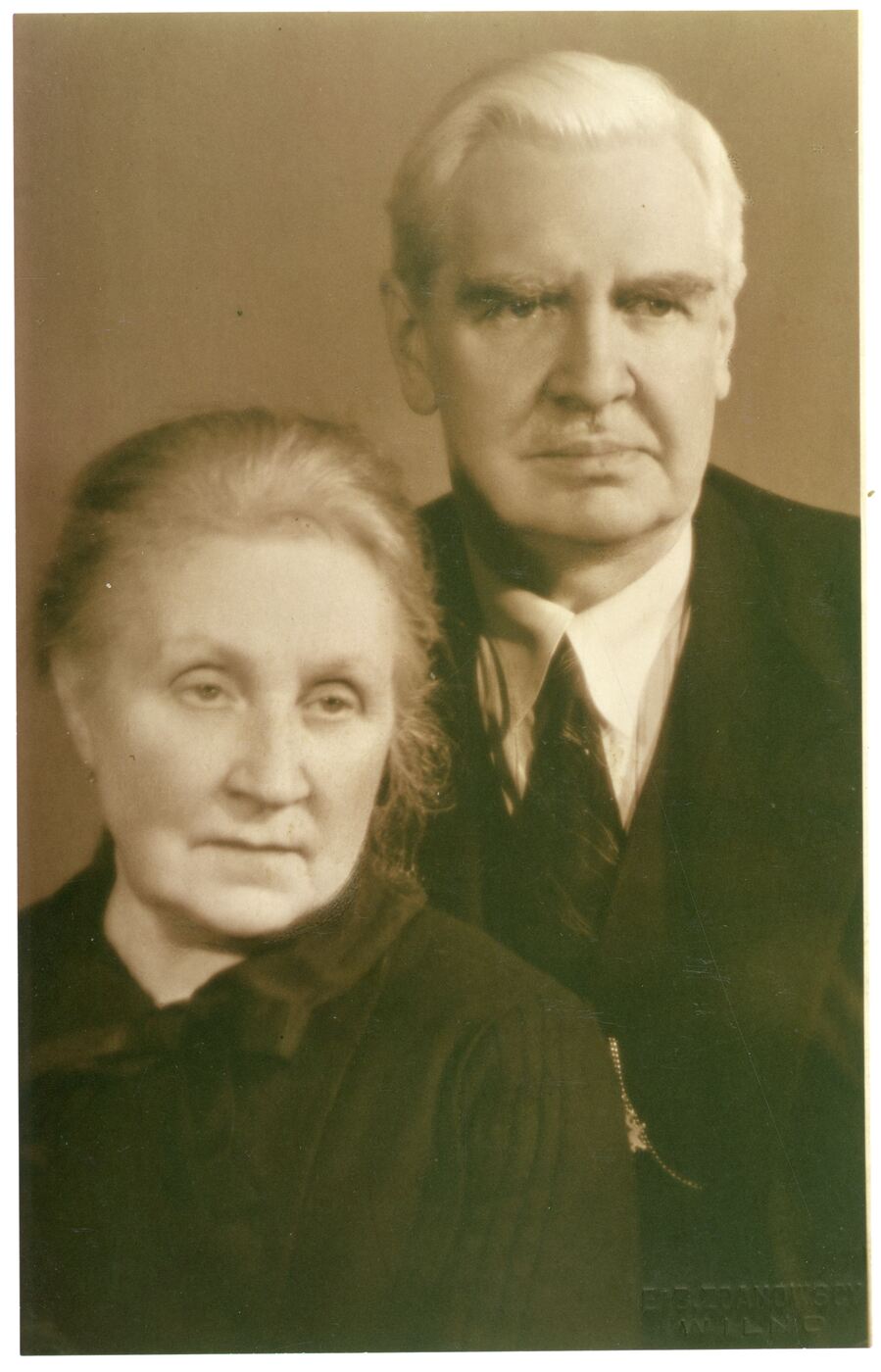 Nežinomas fotografas, Konstantinas Kurnatauskas su žmona