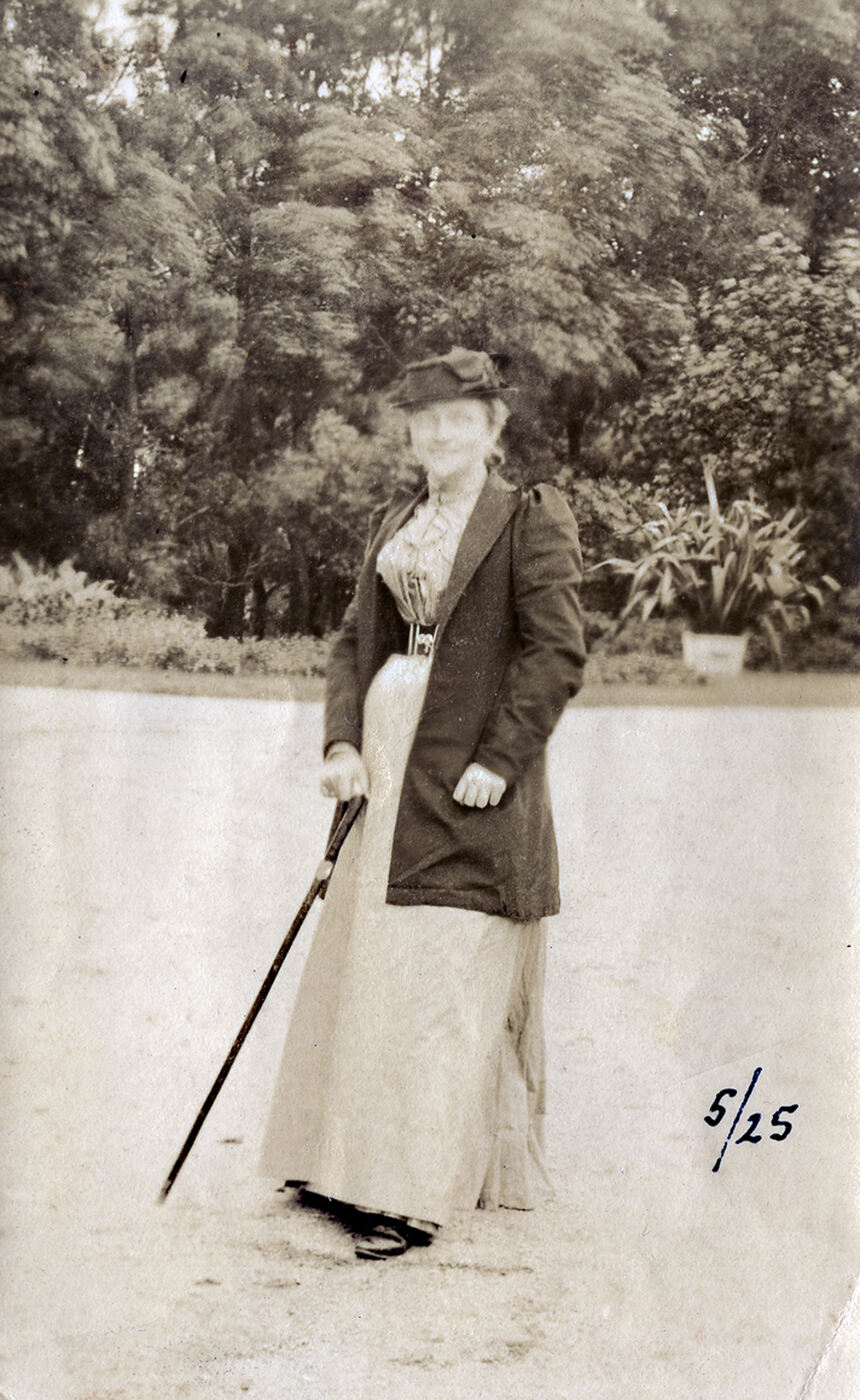 Nežinomas fotografas, Marija Tiškevičiūtė (1871–1943) Kretingos dvaro parke
