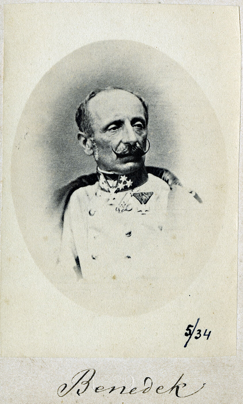 Nežinomas fotografas, Liudviko Augusto fon Benedeko, Austrijos-Vengrijos generolo, portretas