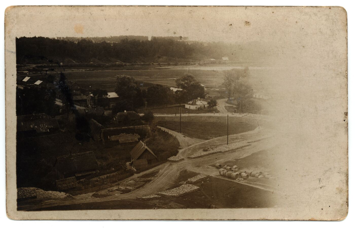 Nežinomas autorius, Šiaudinės kaimas prie Raudondvario 1930 m.