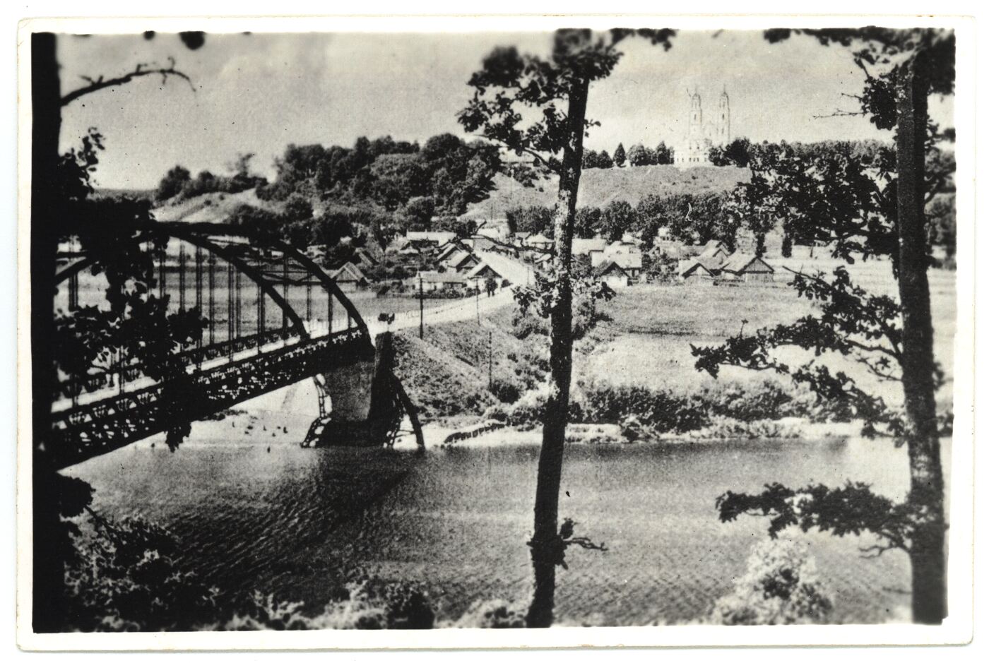 Nežinomas XX a. I p. fotografas, Vinco Stašelio tiltas per Nevėžį 1938 metais