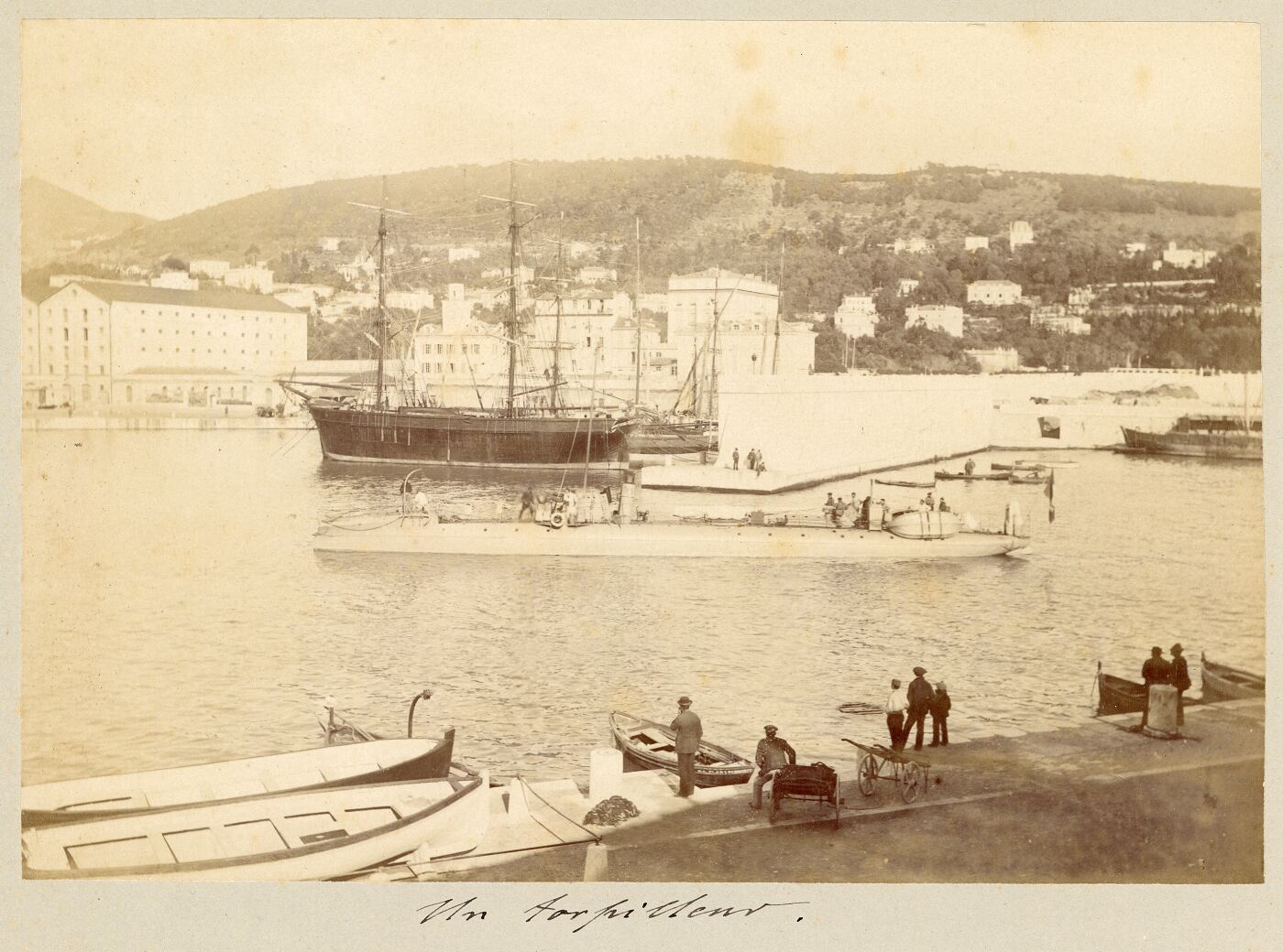 Benediktas Henrikas Tiškevičius, Nicos uosto panorama I