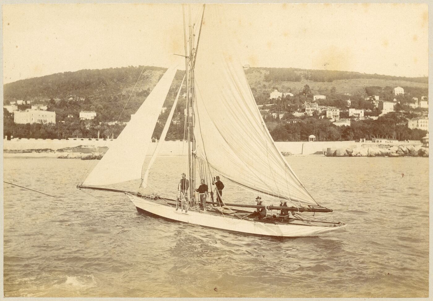 Benediktas Henrikas Tiškevičius, Nicos uosto panorama III