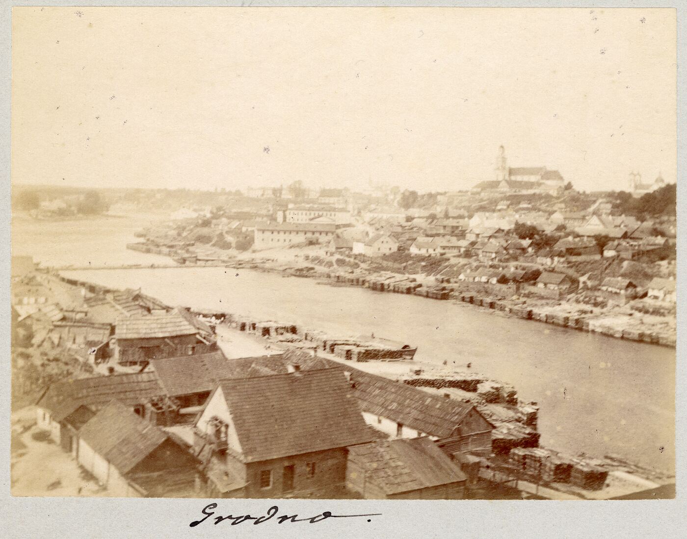 Benediktas Henrikas Tiškevičius, Gardino miesto panorama