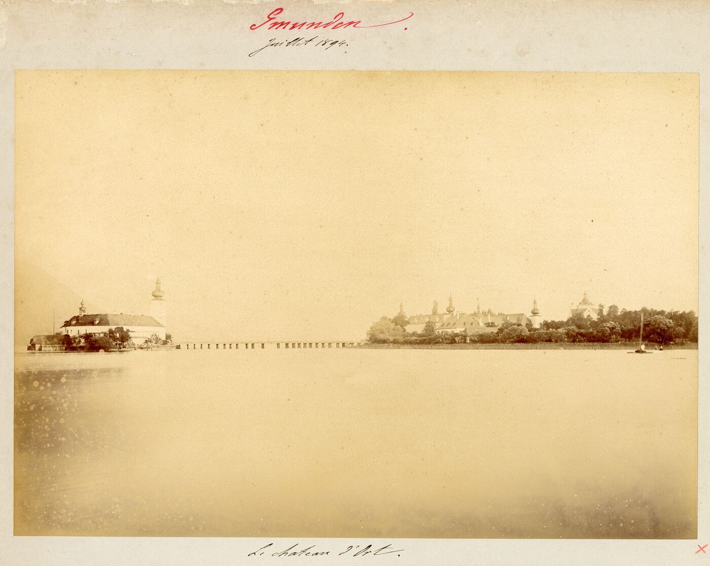 Benediktas Henrikas Tiškevičius, Gmundenas Trauno ežero panoramoje (I)