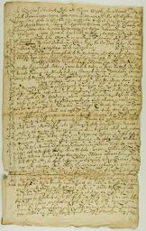 LIETUVOS EVANGELIKŲ REFORMATŲ SINODAS. XI : Lietuvos ir Baltarusijos evangelikų reformatų vietovės. 51 : Pašušvys1112 : [Lydos iždininko Kristupo, Černigovo vaiskio Trojano ir Mykolo Kenstortų (Kęstort) raštas, kuriuo jie atsisako teisių į Minaičių (Pagumerčių) kaimą, Pašušvio evangelikų reformatų bažnyčio valdą]. - 1704.IX.19. - 1 lap.