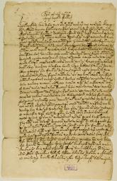 LIETUVOS EVANGELIKŲ REFORMATŲ SINODAS. XI : Lietuvos ir Baltarusijos evangelikų reformatų vietovės. 54 : Pikeliai1126 : [Raštas apie Pikelių katalikų bažnyčios nugriovimą]. - 1625.V.20. - 1 lap.
