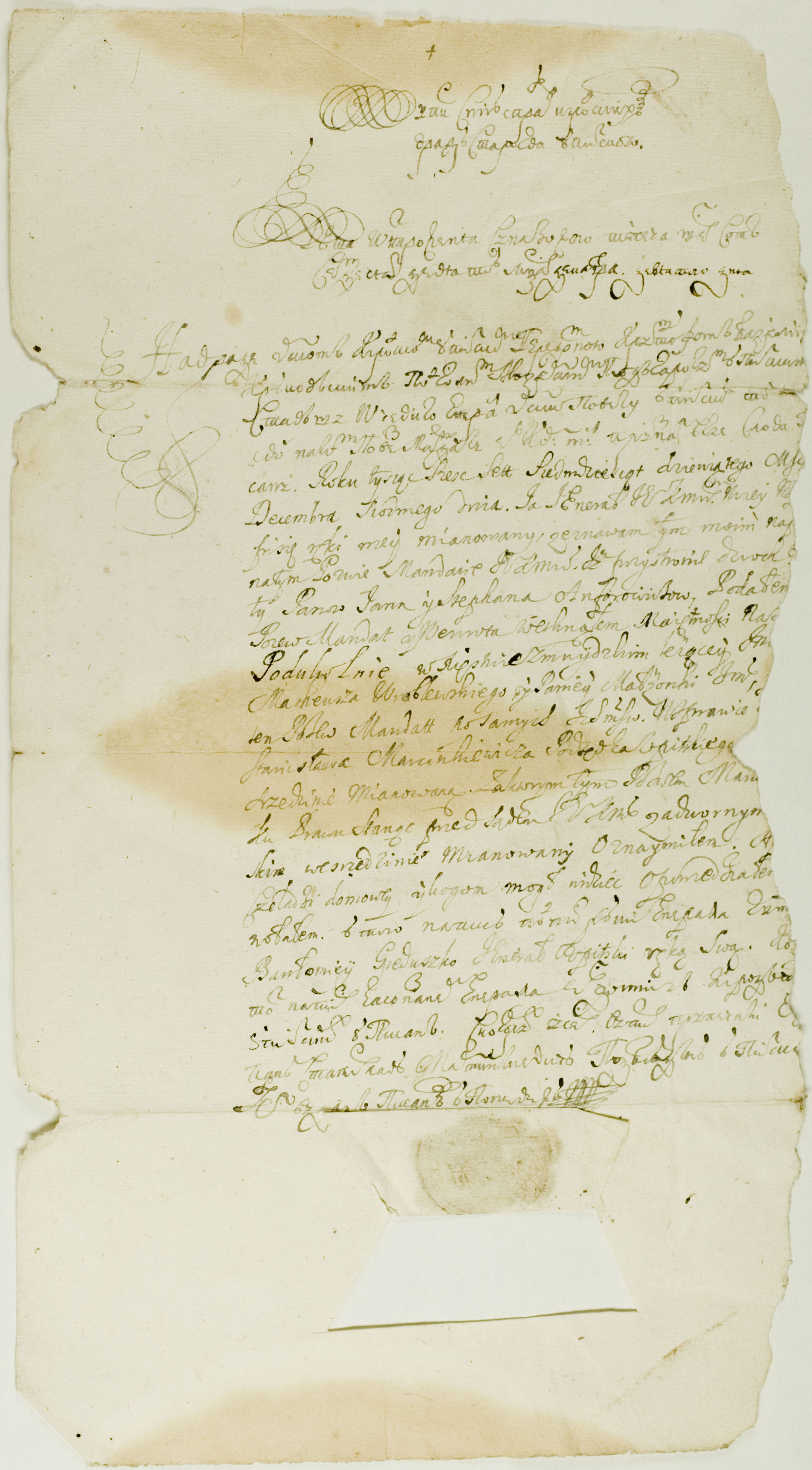 1679 m. Upytės pavieto teisinio pranešimo rankraštis, susijęs su Žemaitija.
