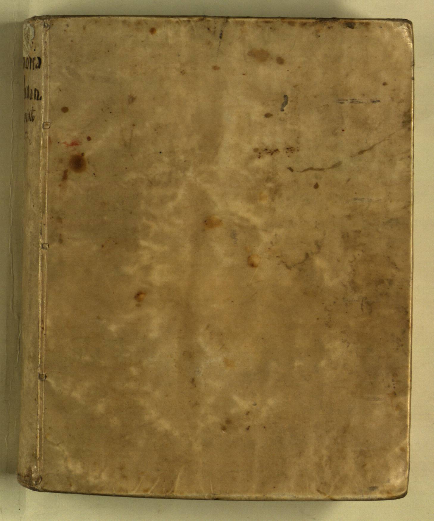 „Historiae Lituanae“ antrojo tomo, 1669 m., įrišto egzemplioriaus viršelis.