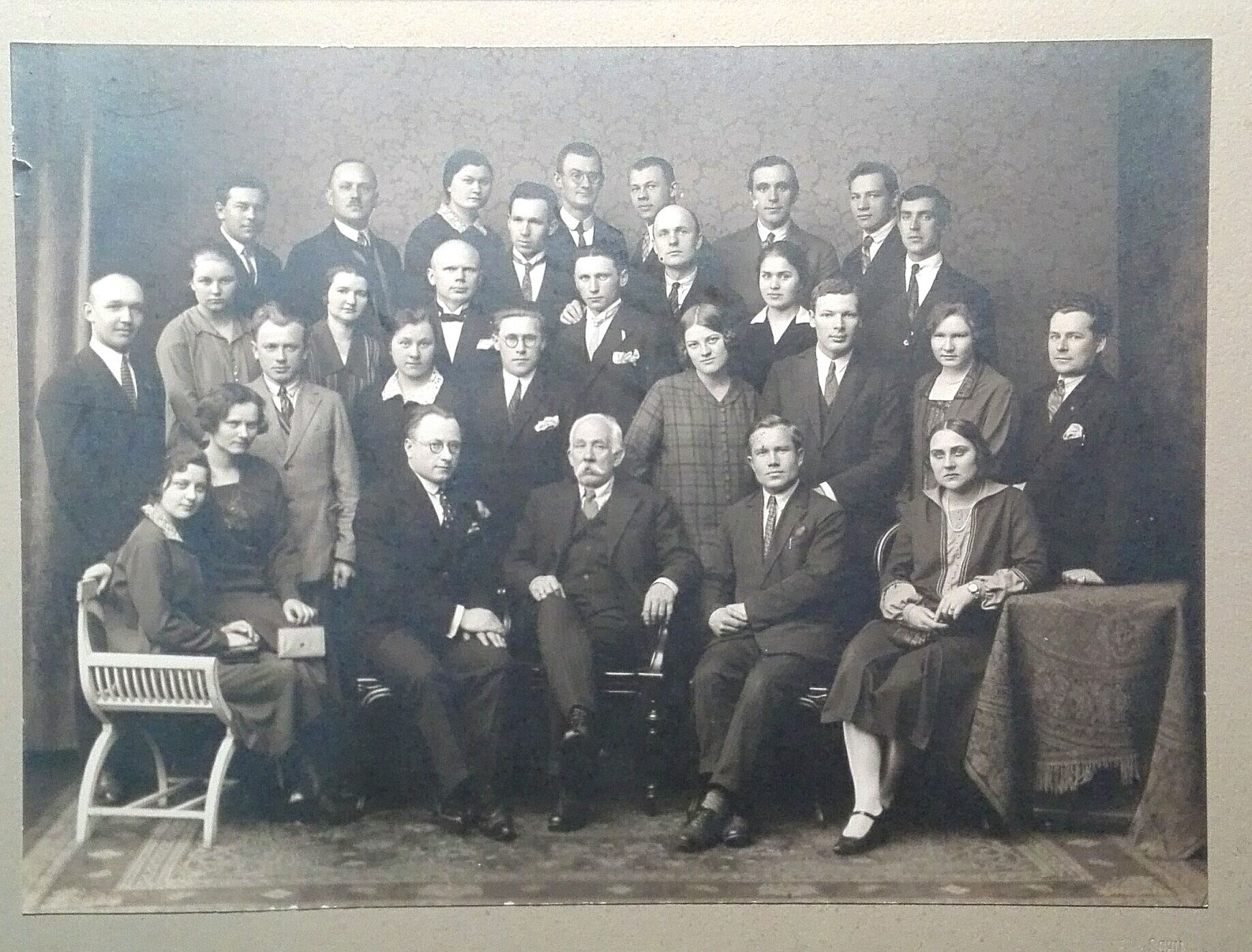 Alfred Stoff, Nuotrauka. Lietuvos universiteto studentai
