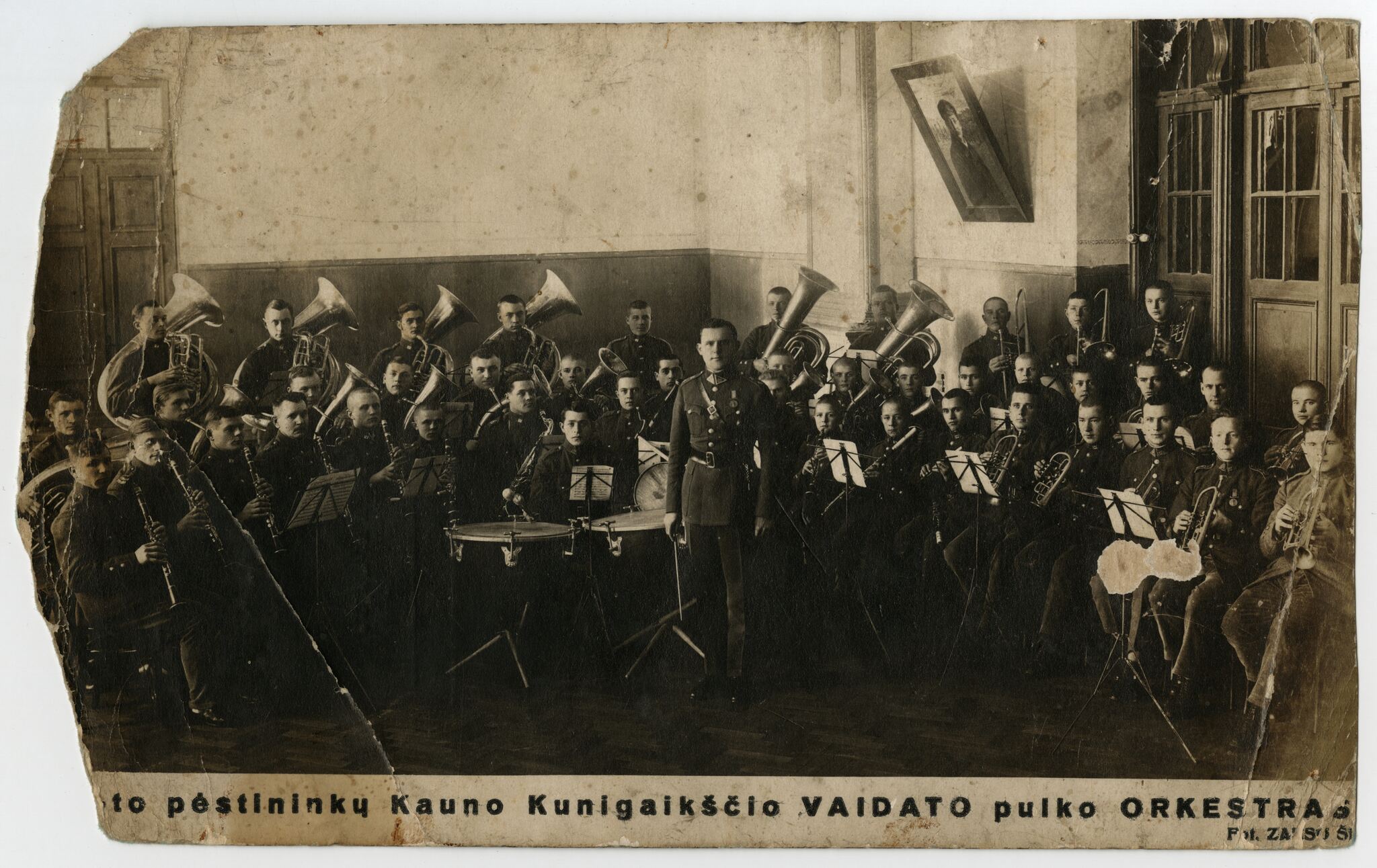 Chaimas Zaksas, Šiaulių 8-tojo pėstininkų pulko pučiamųjų instrumentų orkestras