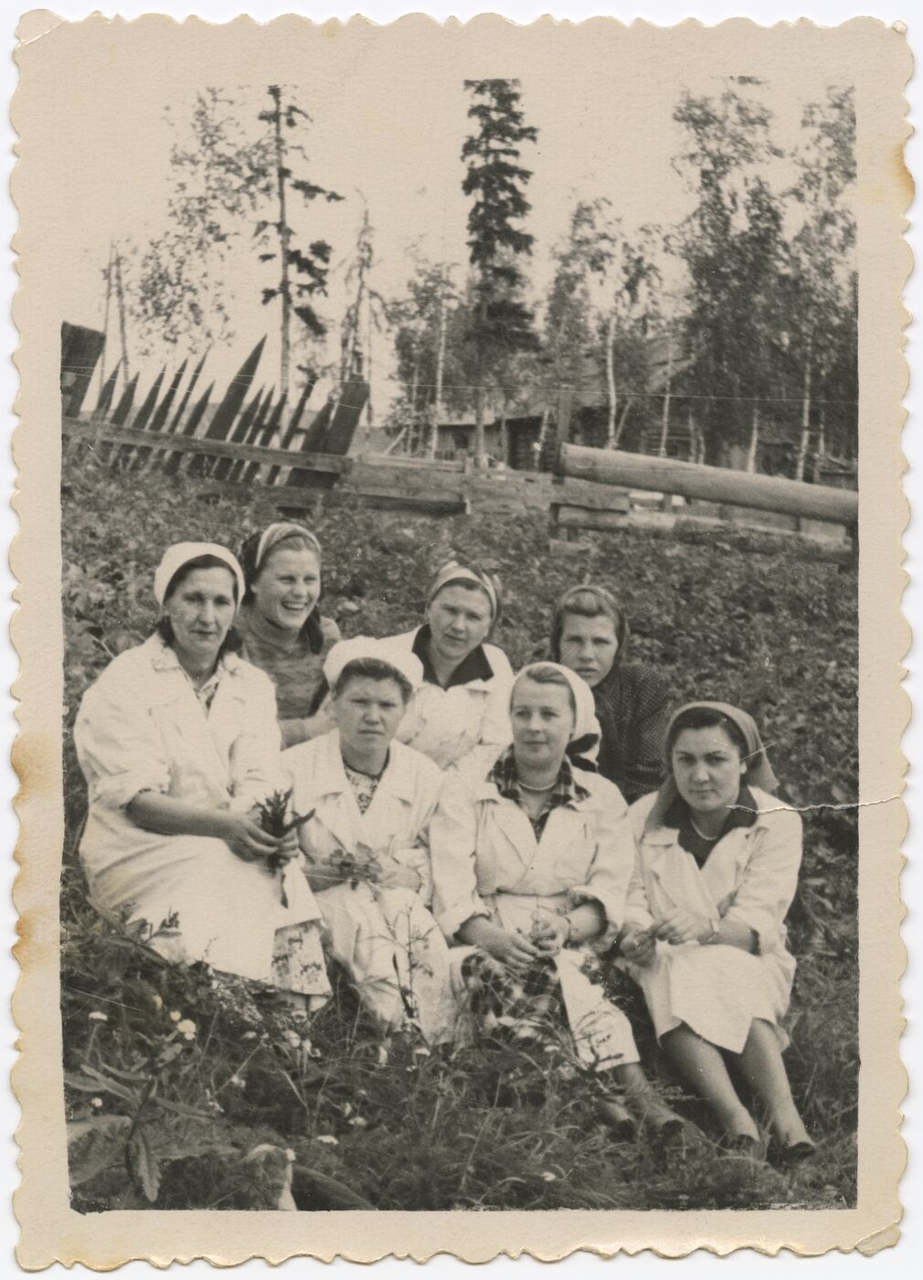 Nežinomas autorius, Angelė Petrauskaitė pardavėjų tarpe