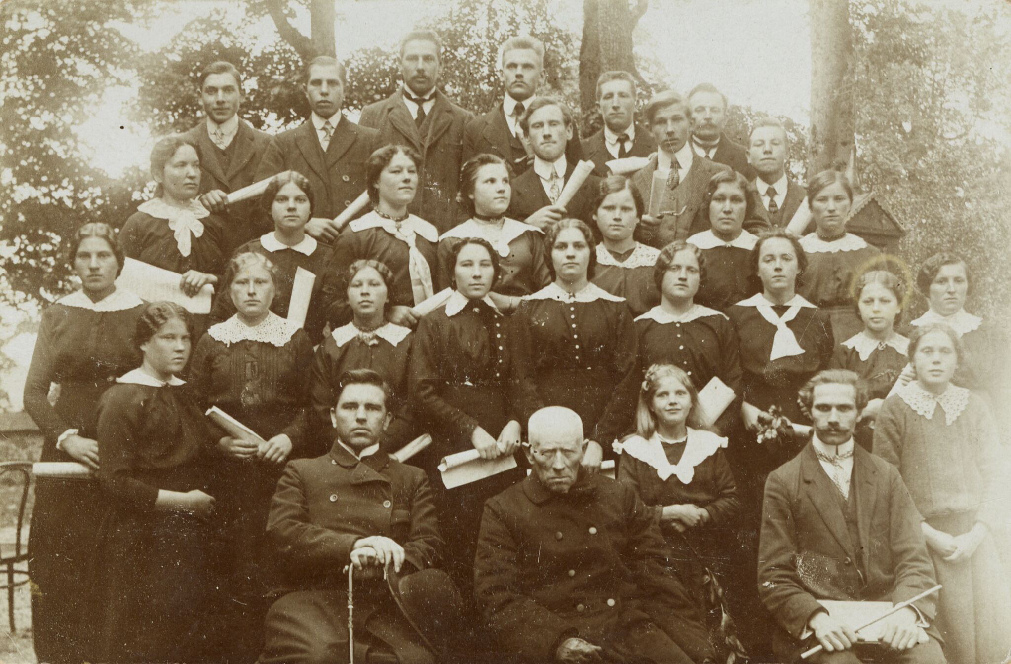 Nežinomas fotografas, Platelių bažnytinis choras 1917 m. rudenį